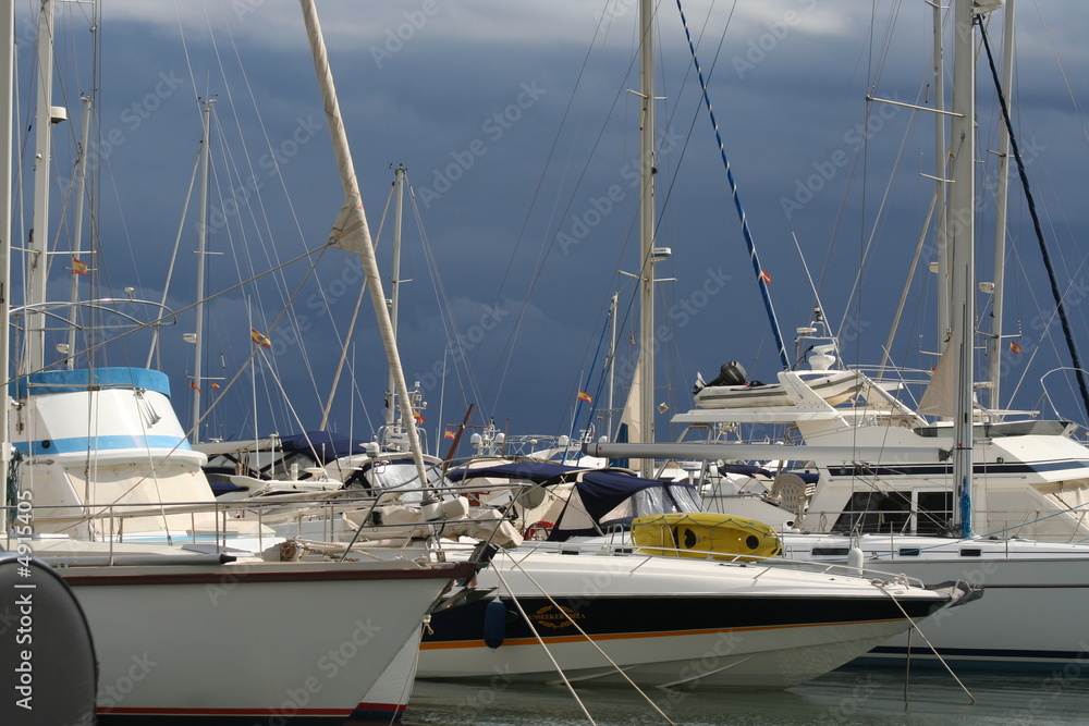 im Hafen von Santa Eulalia