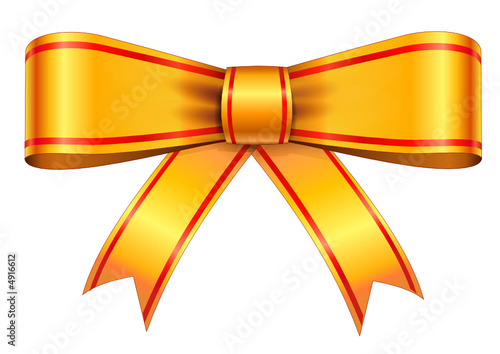 Ruban d'or pour cadeau