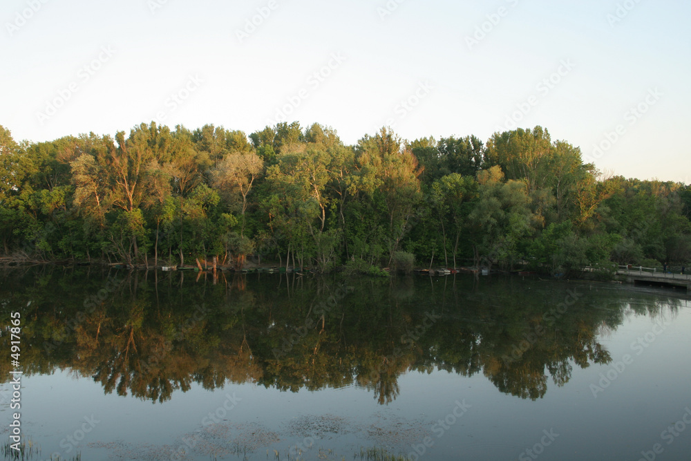 Obraz premium Beautiful lake view 