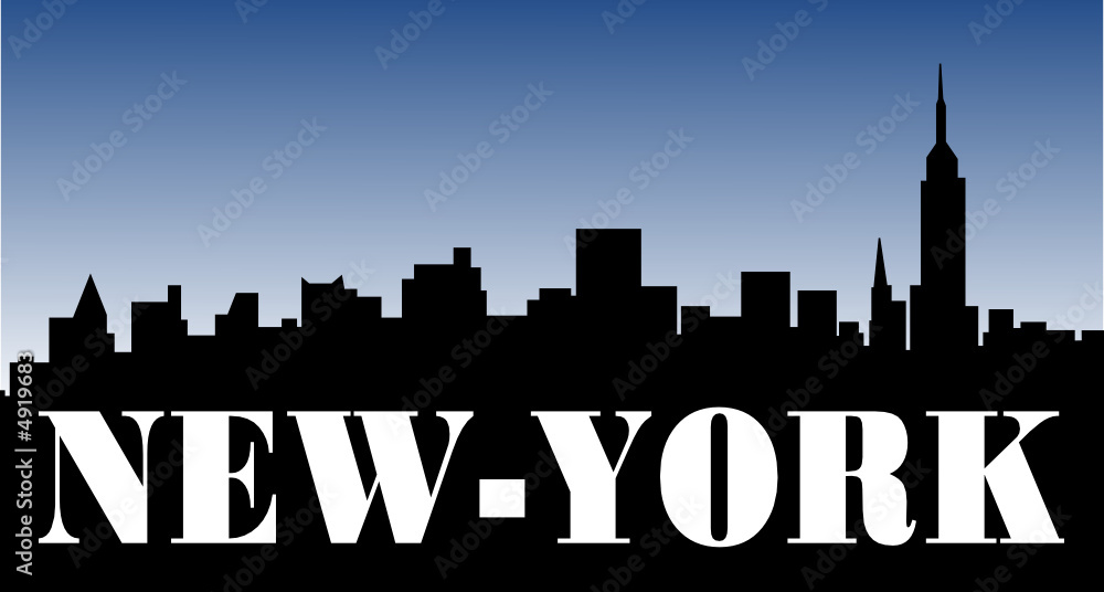 Fototapeta premium New york - skyline