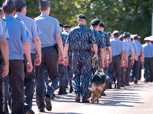 police body and dog