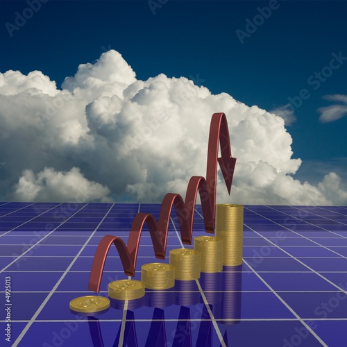 The diagram of growth. 3D i...