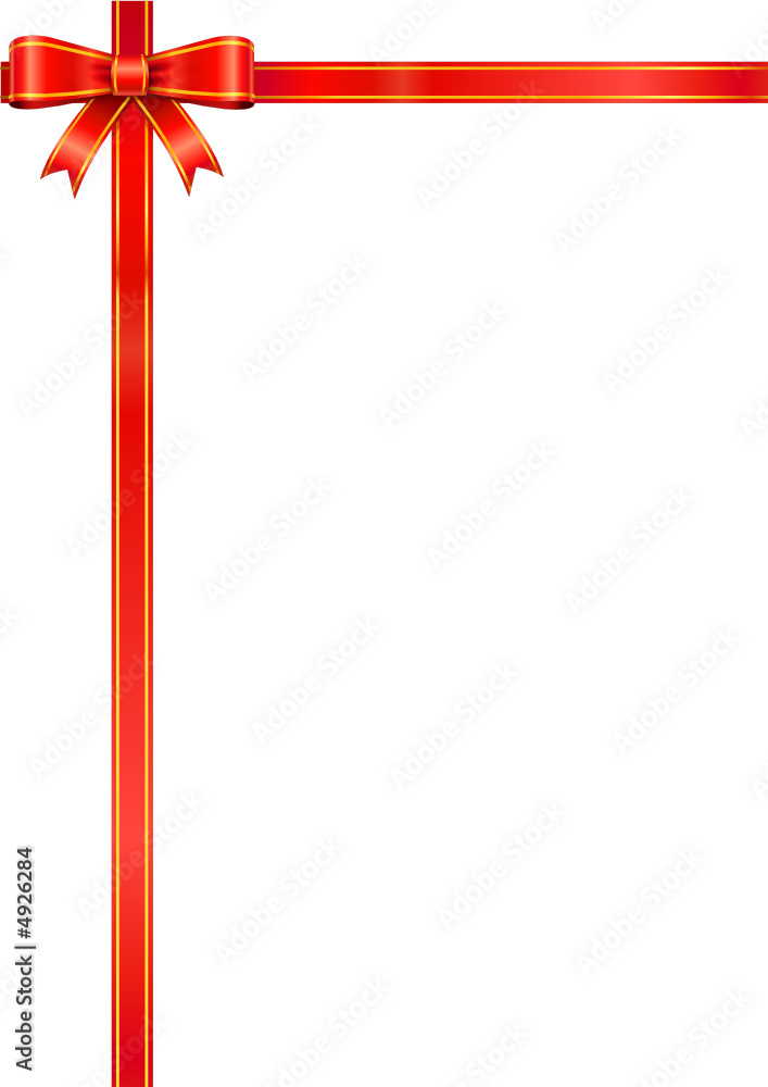 Ruban rouge A4 Ruban rouge A4