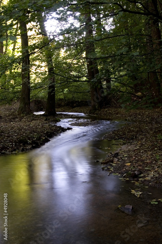 Waterfall in autumn