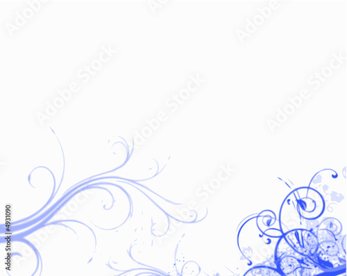 arabesques bleues