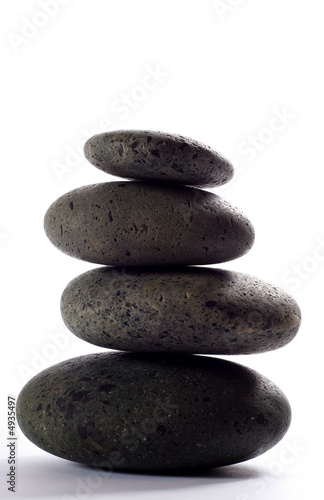 Canvas Print Hot Stones