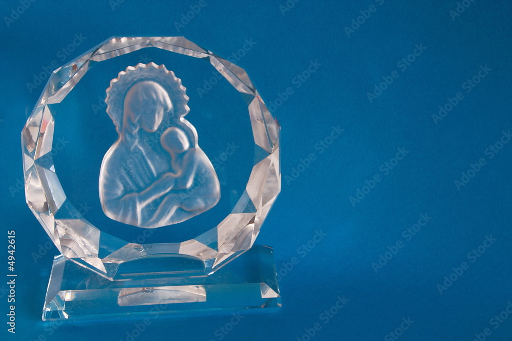 glass religous ornament glass religous ornament