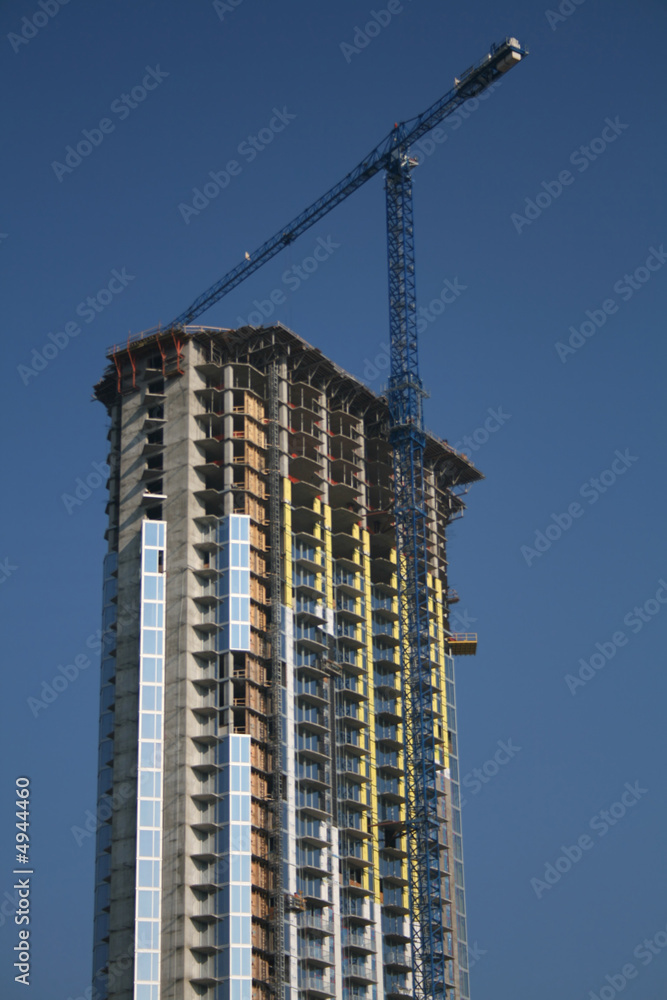 Fototapeta premium skyscraper construction site