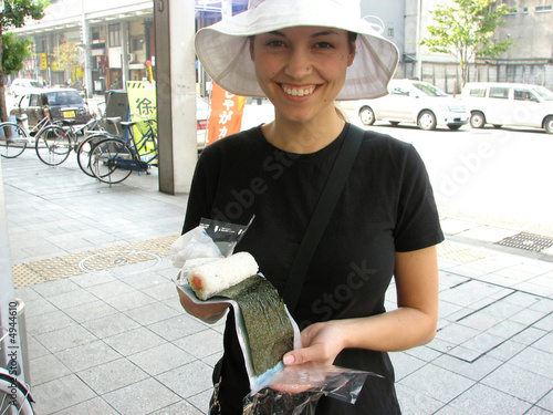Trying Sushi