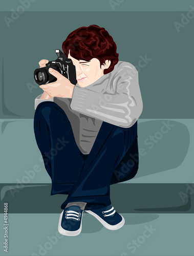 Photographer at work