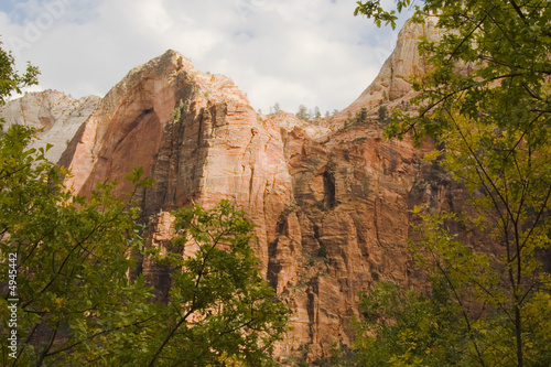 Large Rock Formation in Zion National Park