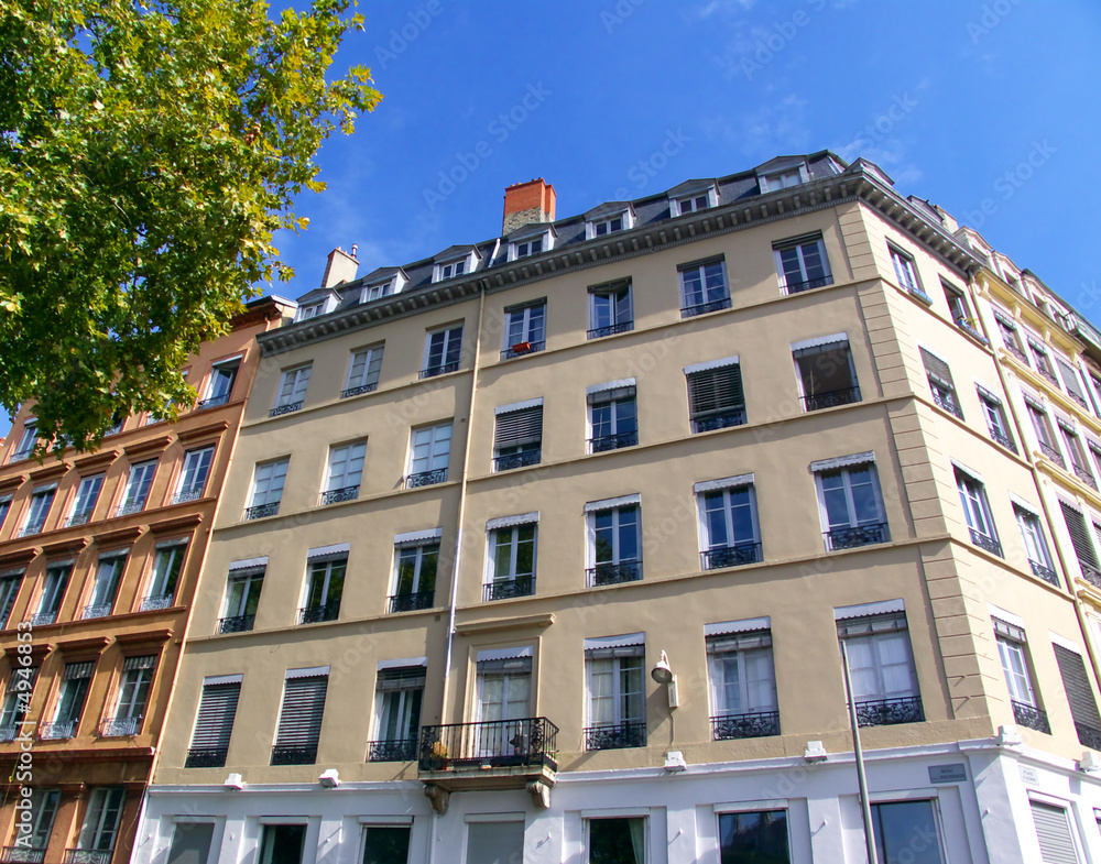 Fototapeta premium Immeuble lyonnais 