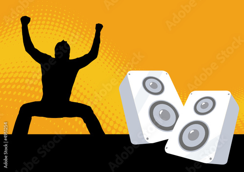 hintergrund disco mann