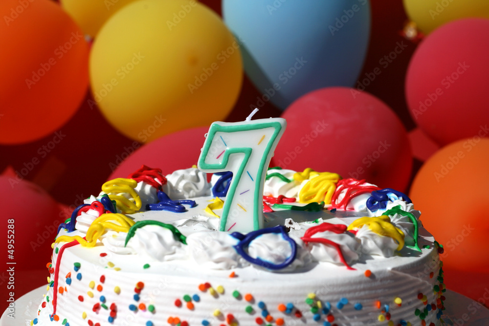 Birthday Cake - Seven