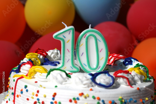 Birthday Cake - Ten