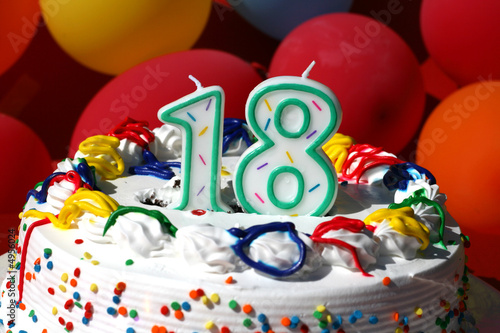Birthday Cake - Eighteen