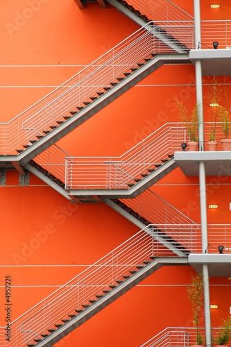 Orange stairs