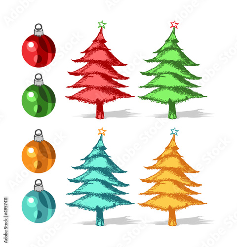 sapins de Noël