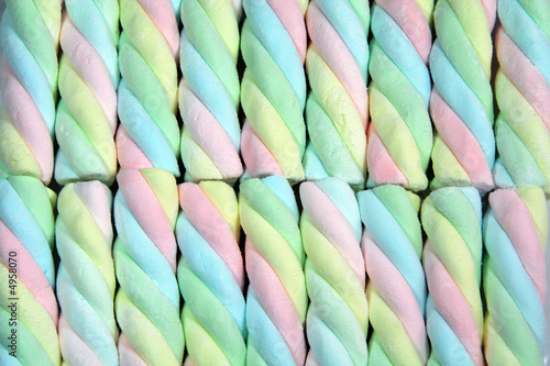 rainbow colored marshmallow twists