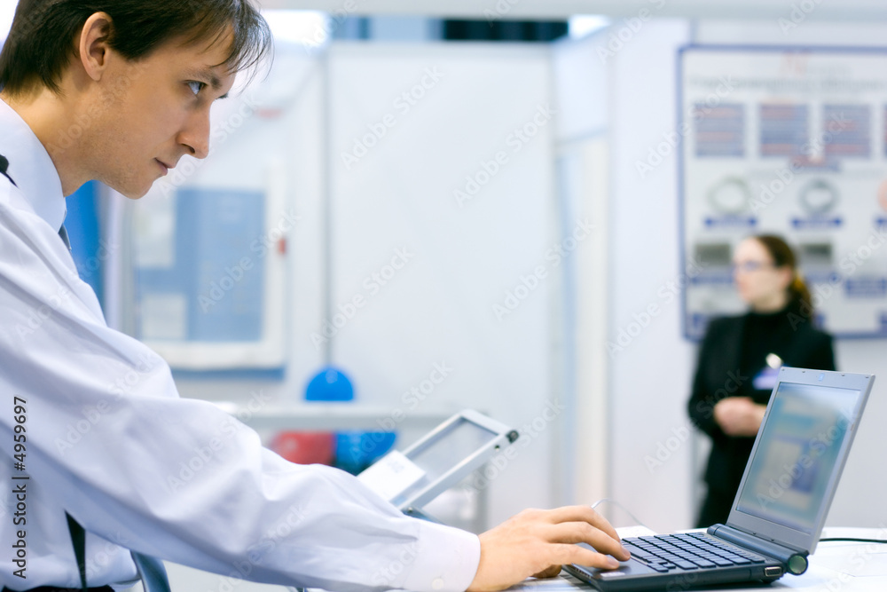 Computer working Computer working