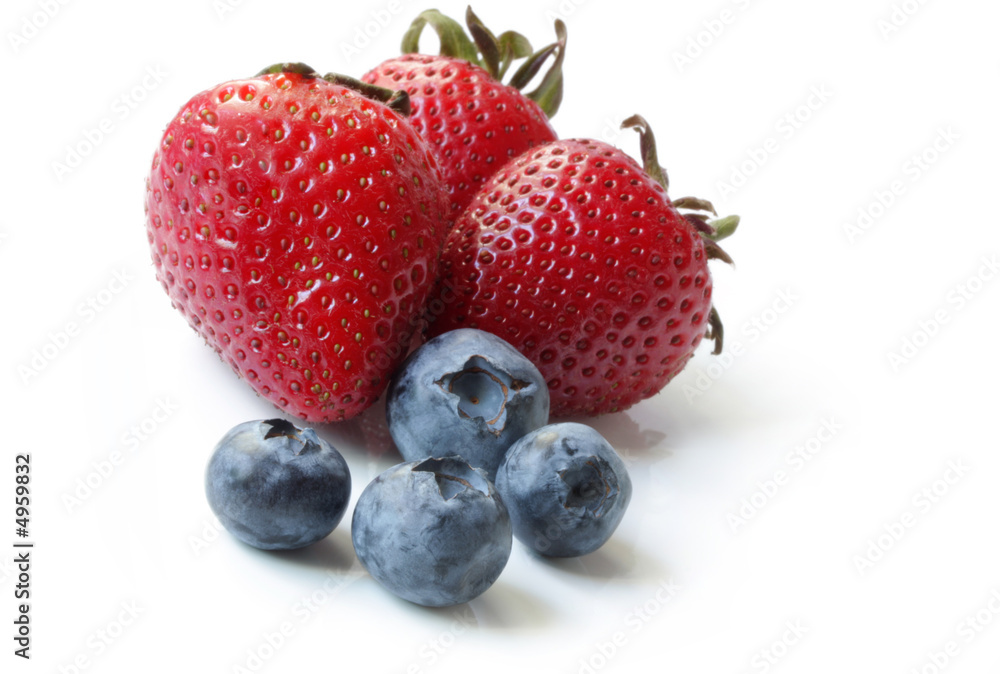 Strawberries and Blueberries Strawberries and Blueberries