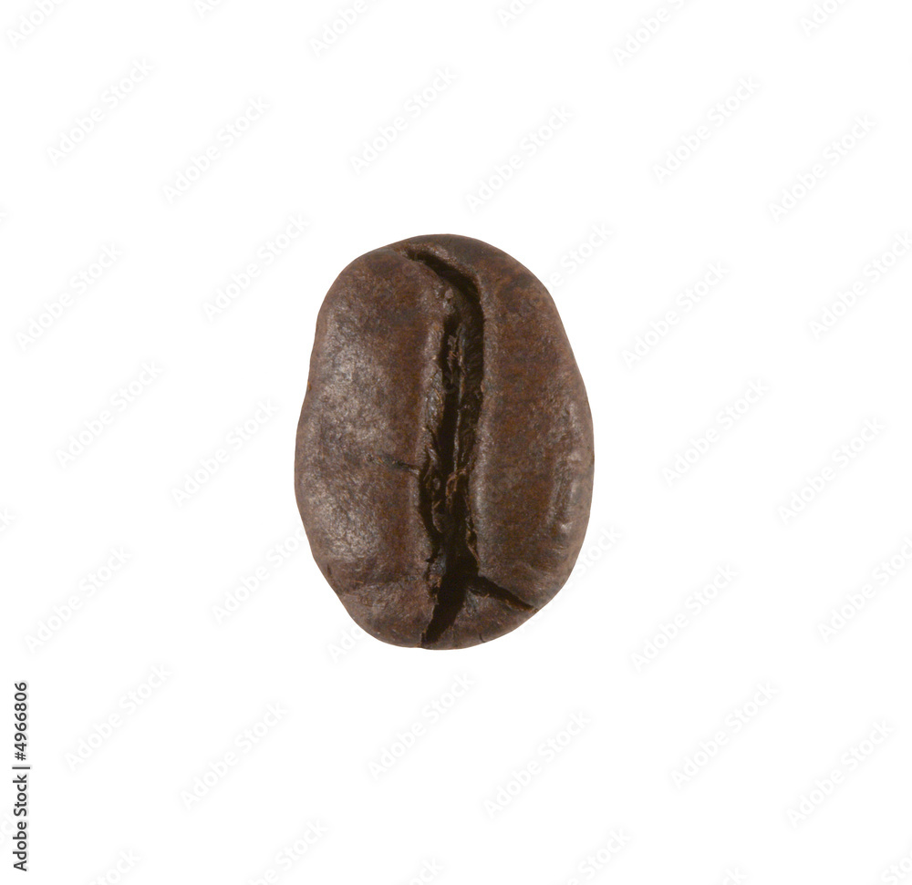 Fototapeta premium Coffee bean isolated on white.