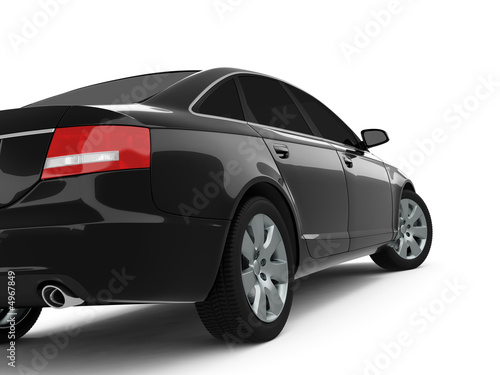 Black Business-Class Car
