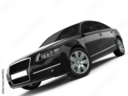 Black Business-Class Car