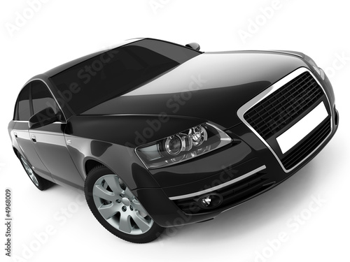 Black Business-Class Car