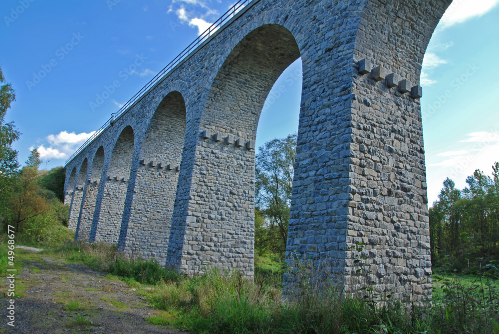 Old stone railway bridge
