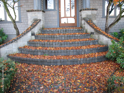Leaves On the Porch