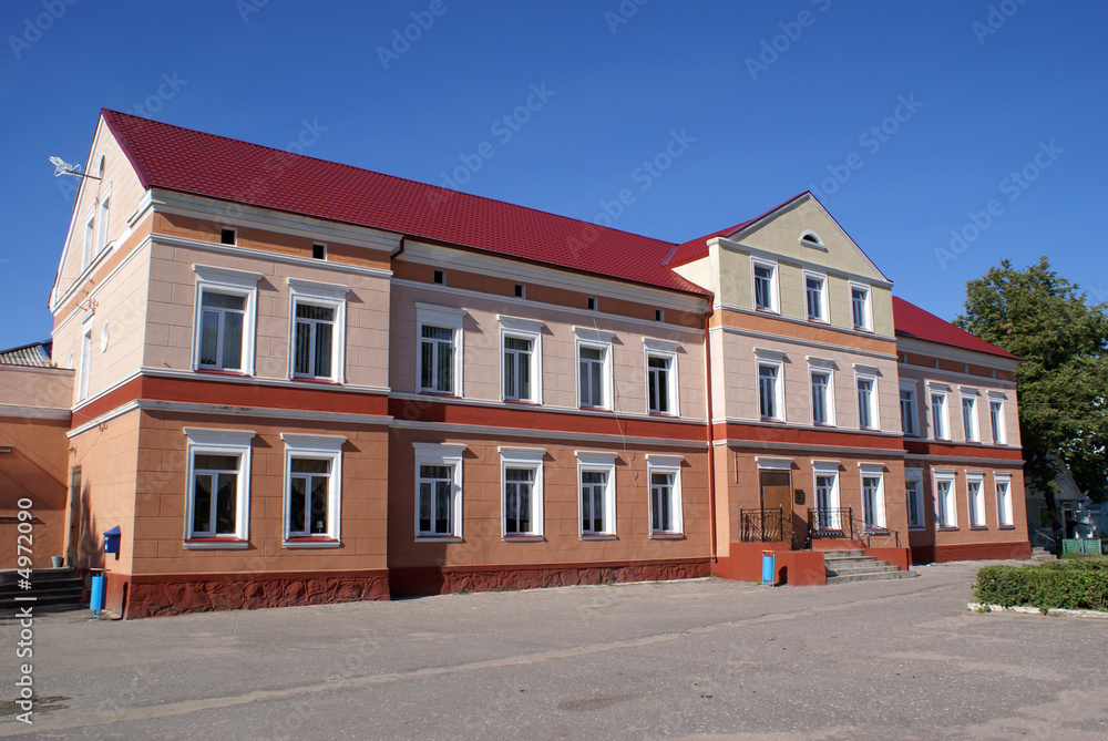 Red brick house