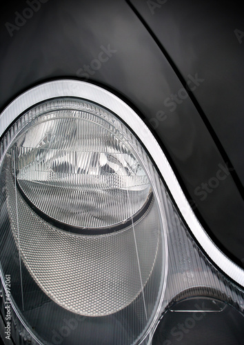 Obraz na płótnie Phare d'une voiture de sport w salonie