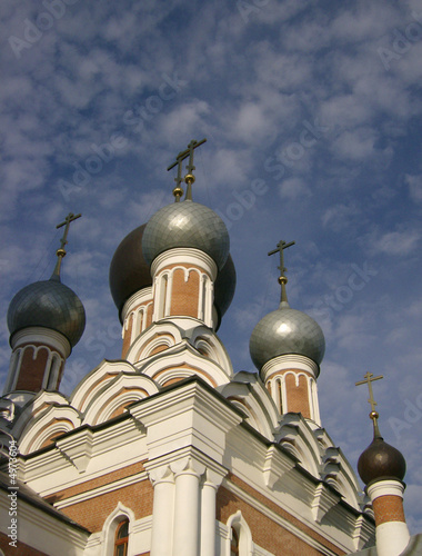 Obraz na płótnie Orthodox church in Berdsk w salonie