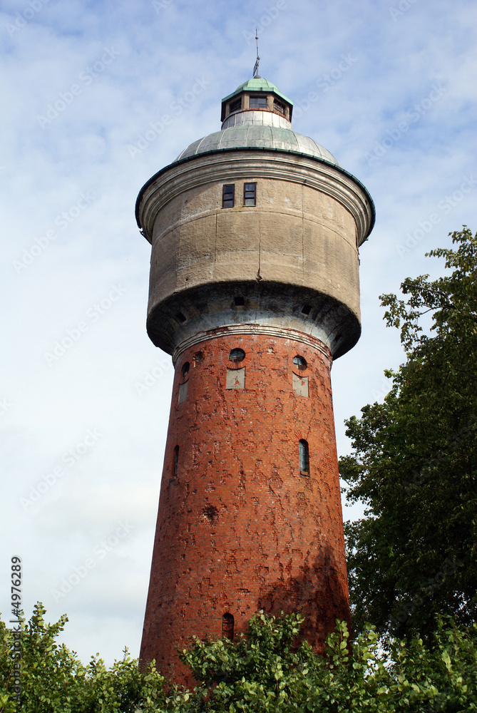 Brick water tower