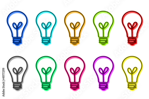 color bulbs