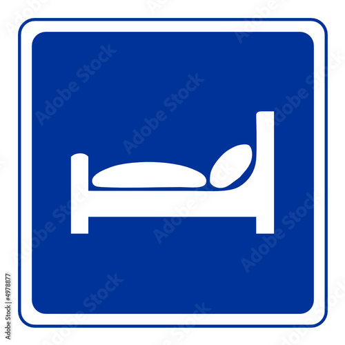 verkehrsschild hotel  