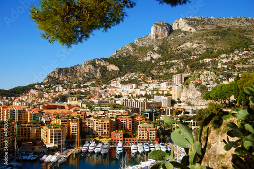 View of luxurious coast of Monte Carlo