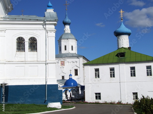 A monasterial court is in an orthodox monastery photo