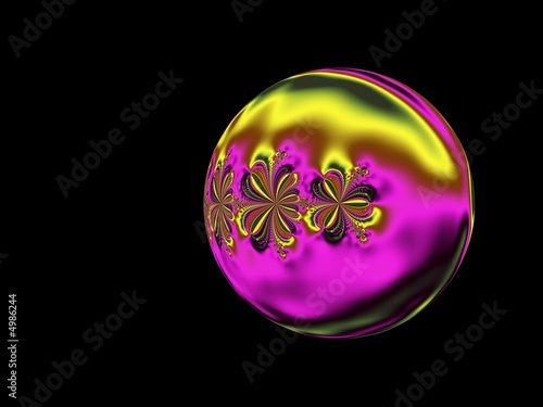 beautiful christmas decoration ball fractal