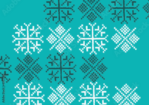 navidad folk. rombos