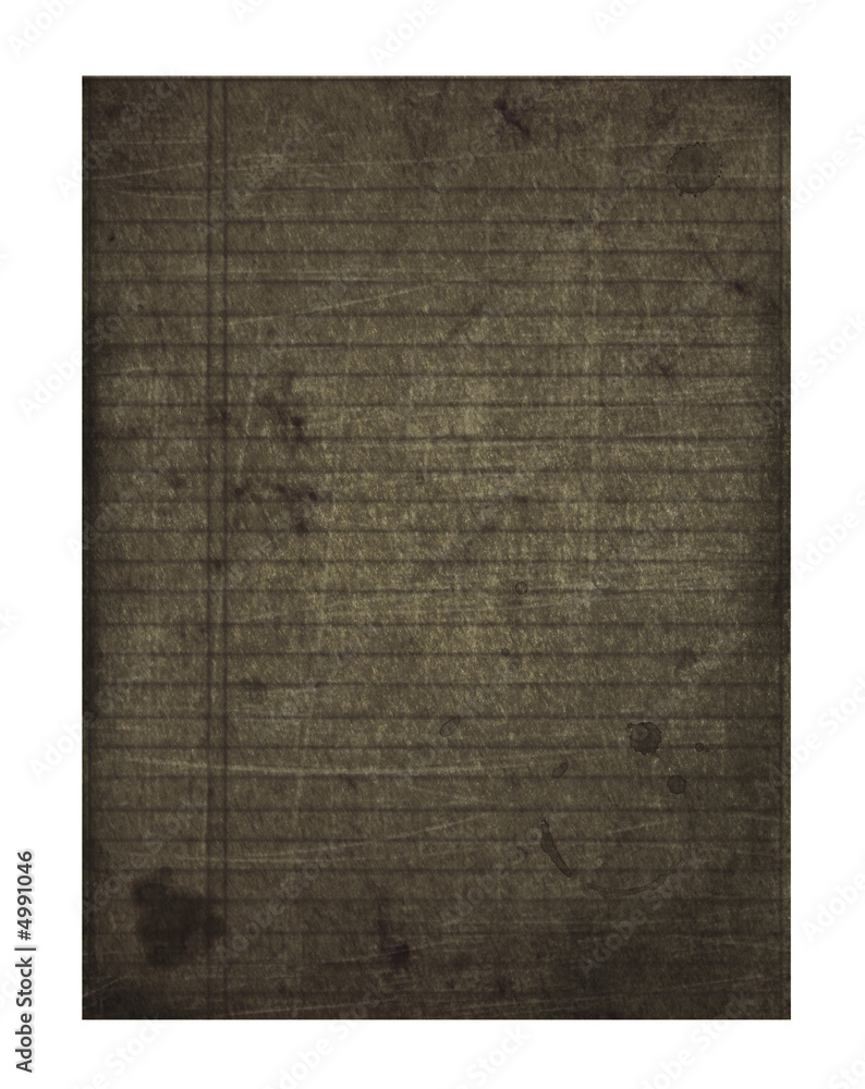 Fototapeta premium Old vintage lined paper list texture