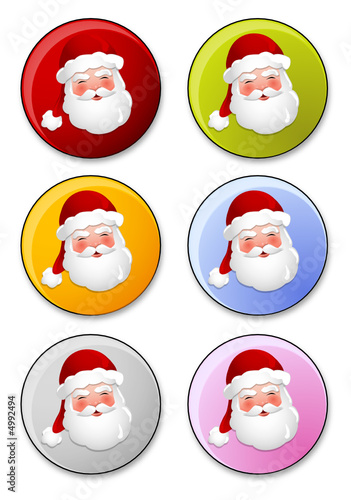 Babbo Natale - bottone