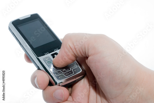 Mobile phone in hand