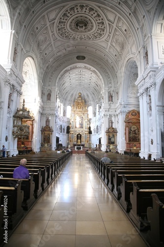 Interior of church