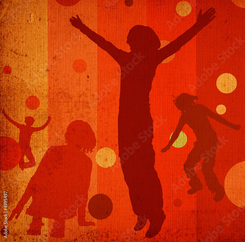 silhouettes of man