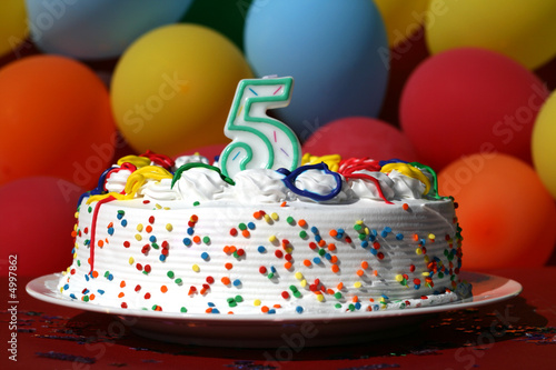 Birthday Cake - Five