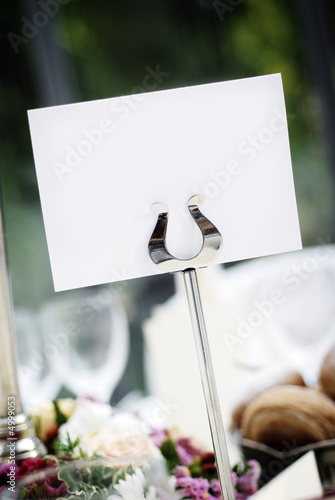 Blank Place Card