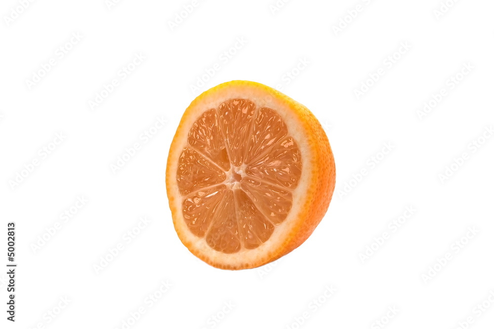 Blutorange Halbprofil freigestellt Blutorange Halbprofil freigestellt