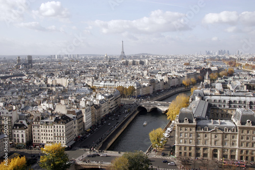 Paris vu des tours de la cathédrale Notre-Dame © ParisPhoto